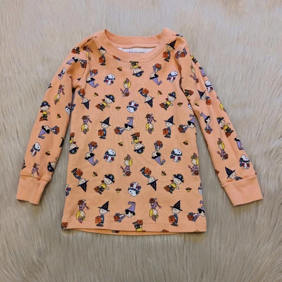 Janie and Jack Peanuts Halloween pajama top size 2T - Picture 1 of 6